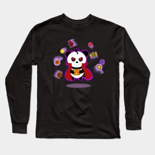 Vampanda Halloween Long Sleeve T-Shirt